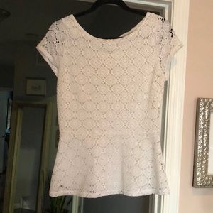 Crocheted Peplum top